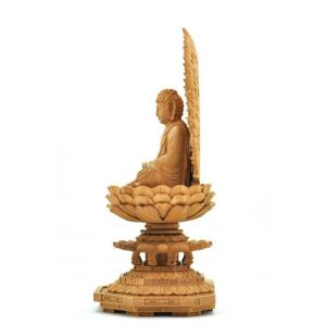 仏像 天台宗 阿弥陀如来 座像 白檀八角台座 ...の詳細画像2