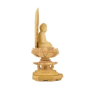 仏像 天台宗 阿弥陀如来 座像 柘植八角台座 ...の詳細画像1