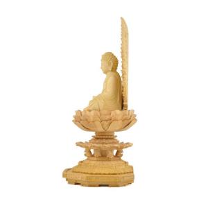仏像 天台宗 阿弥陀如来 座像 柘植八角台座 ...の詳細画像2