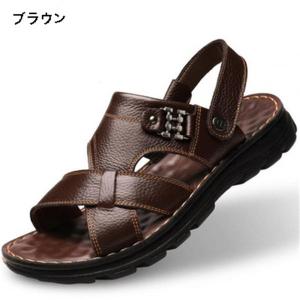 メンズ ビーチサンダル リラックスシューズ 本...の詳細画像3