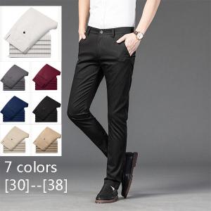 新品チノパン メンズ スラックス クールビズ ビジネス ストレッチ
