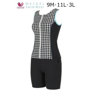 ワコールスイムウェア　セパレート水着 3分丈 SFS711　 サイズ/9M・11L・13L　 カラー...