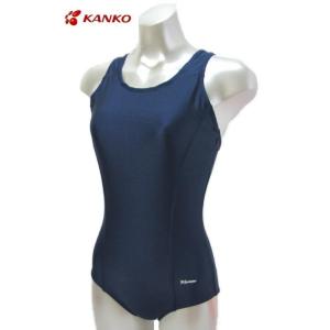 女子水着　SP7175　オールインワン水着　ショート型　(カンコー学生服)　サイズ/3L　　　　　カラー/濃紺