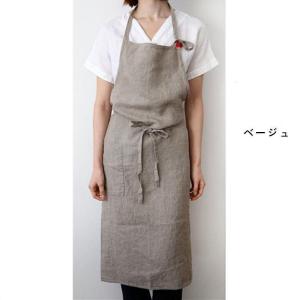 エプロン おしゃれ リネン 男女兼用 カフェ ...の詳細画像1