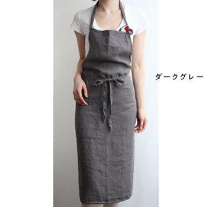 エプロン おしゃれ リネン 男女兼用 カフェ ...の詳細画像2