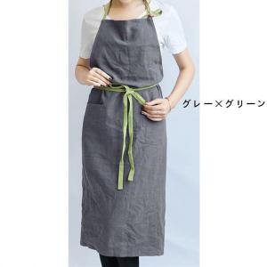 エプロン おしゃれ リネン 男女兼用 カフェ ...の詳細画像4