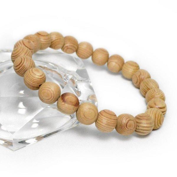 【大特価】パワーストーン ブレスレット 屋久杉 ギャランティーカード付 8mm玉 屋久島 縄文杉 数...