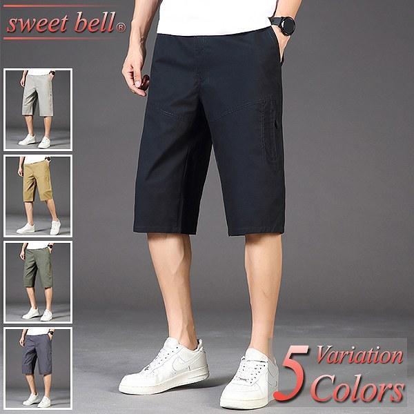 ハーフパンツ メンズ 大きいサイズ 5L 6L 7L ショートパンツ クロップドパンツ 春 夏 40...