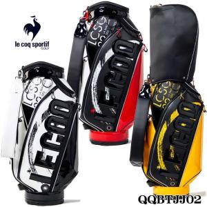 ルコック QQBTJJ02 キャディバッグ アートグラフィック　9.5型 47インチ対応 le coq sportif GOLF 2022SS 20p　数量限定/特別価格