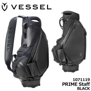 ・ベゼル 1071119 プライム スタッフ ブラック カート型 キャディバッグ 10型 約5.7Kg PRIME Staff BLACK VESSEL 即納