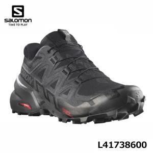 サロモン L41738600 SPEEDCROSS6 GORE-TEX トレイルランニングシューズ メンズ Black/Black/Phantom スピードクロス6 ゴアテックス SALOMON 20p