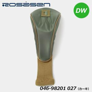 ロサーセン 046-98201 ドライバー用  ヘッドカバー（DW) カーキ(027)  ゴルフ ユニセックス Rosasen 2023 40p 即納｜full-shot