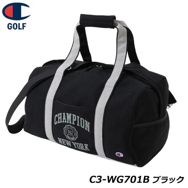 チャンピオン ゴルフ C3-WG701B ボストンバッグ ブラック（090）普段使い カジュアルバッ...