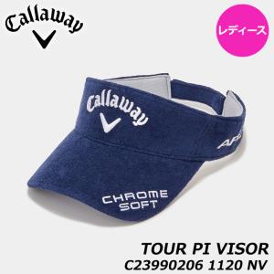 【レディース】【2023モデル】キャロウェイ C23990206 ツアー PI バイザー1120(NV) サンバイザー パイル TOUR PI VISOR WM 23 JM 20p｜full-shot