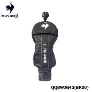 ルコック QQBWJG40 ユーティリティ用 ヘッドカバー ブラック le coq sportif GOLF BK00 HEAD COVER 37p 2023 即納｜full-shot