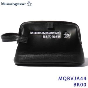 マンシングウェア MQBVJA44 マグネット式 ガマロ開閉カートポーチ ブラック(BK00) Munsingwear 2023 37p 即納｜full-shot