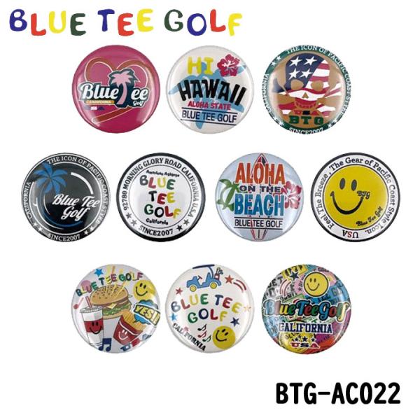 メール便可能 ブルーティーゴルフ BTG-AC022 缶バッヂマーカー　BLUE TEE GOLF
