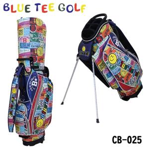 ブルーティーゴルフ BTHG-CB025 ワッペン柄スタンド キャディバッグ　9.0型 46インチ対応 BLUE TEE GOLF 2023 10p｜full-shot