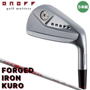 オノフ フォージド アイアン クロ 黒 5本組 (#6〜#9,PW)　シャフト:N.S. PRO MODUS3 TOUR 115 スチール FORGED IRON KURO ONOFF 2024｜full-shot