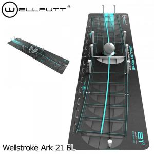 ウェルパット ウェルストローク アーク 21 ブルー パターマット Wellstroke Ark21 BL パッティング 練習器具 Wellputt｜full-shot