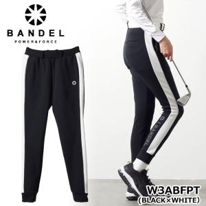 【レディース】【正規販売店】バンデル W3ABFPT（BW） WOMENS SIDE LINE LONG PANTS  サイドライン ロング パンツ ブラックホワイト レディース ゴルフウェア｜full-shot