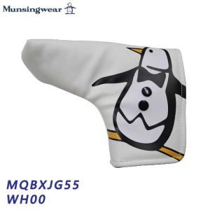 マンシングウェア MQBXJG55 ホワイト ビッグペンギン ピン型 パター用 ヘッドカバー Munsingwear WH00 2024 25p 即納｜full-shot