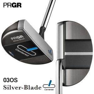 プロギア シルバーブレード パター マレット型オフセットセンターシャフト 03OS PRGR Silver-Blade Centered-03OS 2023 20p