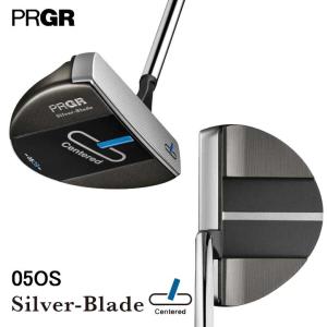 プロギア シルバーブレード パター 大型マレット型オフセットセンターシャフト 05OS PRGR Silver-Blade Centered-05OS 2023 20p｜full-shot