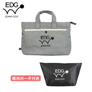 EDWIN GOLF ミニトート EDBB-3482 （グレー）保冷用ポーチ付き カートバッグ TOTE BAG  エドウィン レザックス LEZAX｜full-shot