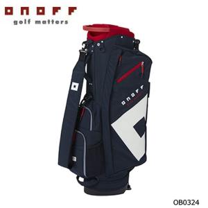 オノフ OB0324-64 スタンド型 キャディバッグ Caddie Bag 9型 2.6kg 47インチ対応 ダークネイビー ONOFF 即納｜full-shot