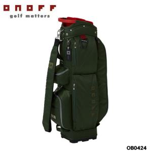 オノフ OB0424-69 ディープグリーン カート型 キャディバッグ Caddie Bag 9型 2.8kg 47インチ対応 ONOFF 即納｜full-shot