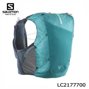 サロモン LC2177700 ACTIVE SKIN 12 ユニセックス ランニングベスト フラスク2個付  アクティブ スキン 12L SALOMON 20p 即納｜full-shot