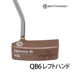 【レフティ】【2024モデル】ベティナルディ QB6レフトハンド パター 34インチ SINK FITスタンダードライトグレー(標準)グリップ 日本正規品 BETTINARDI 20p｜full-shot