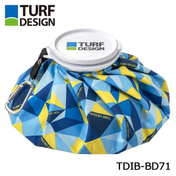 ターフデザイン TDIB-BD71 アイスバッグ ブルー カラビナ付き ICE BAG 氷のう 氷嚢...