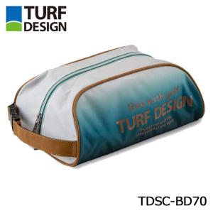 ターフデザイン TDSC-BD70 シューズケース グリーン TURF DESIGN 朝日ゴルフ｜full-shot