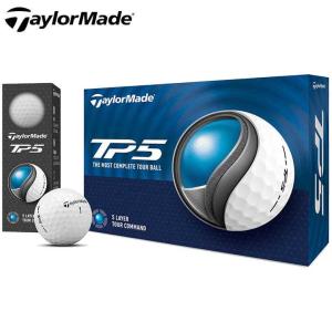 【2024モデル】テーラーメイド TP5 ホワイト ゴルフボール 1ダース（12球入り）日本正規品 TaylorMade 10p｜full-shot