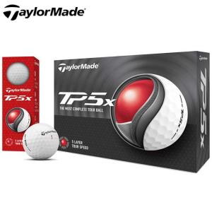 【2024モデル】テーラーメイド TP5x ホワイト ゴルフボール 1ダース（12球入り）日本正規品 TaylorMade 2024 10p｜full-shot