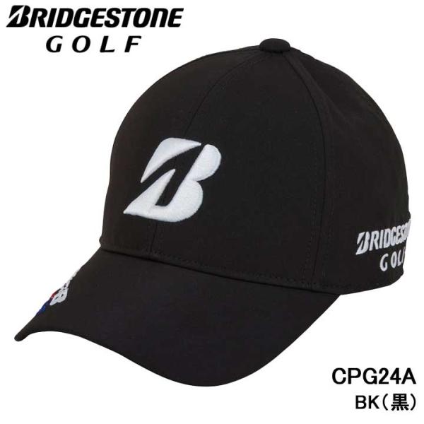 ブリヂストンゴルフ CPG24A 黒 プロモデル キャップ　BRIDGESTONE GOLF BK ...