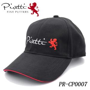 ピレッティ PR-CP0007 ゴルフ アンストラクチャード キャップ ブラック Unstructured Cap Piretti 2024｜full-shot