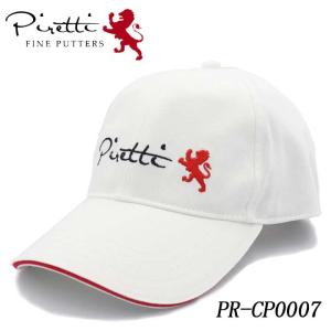 ピレッティ PR-CP0007 ゴルフ アンストラクチャード キャップ ホワイト Unstructured Cap Piretti 2024｜full-shot