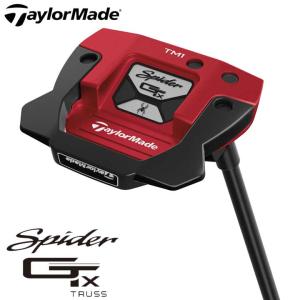 テーラーメイド スパイダー GTX レッド トラスヒール パター 日本正規品 TaylorMade Spider GTX TRUSS RED TM1 2023｜full-shot