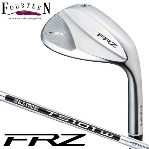 フォーティーン FRZ ウェッジ パールサテン仕上げ　シャフト:N.S.PRO TS-101w スチ...