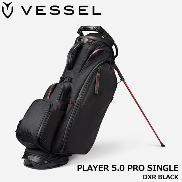 ベゼル プレイヤー5.0 プロ スタンド キャディバッグ シングルストラップ DXRブラック 9.5...
