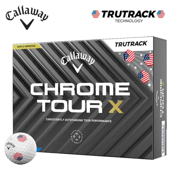 キャロウェイ クロムツアー X USA トゥルートラック ボール 1ダース（12球入り）CHROME...