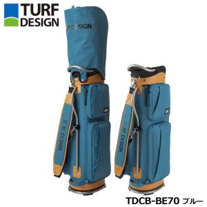ターフデザイン TDCB-BE70 キャディバッグ ブルー 9.5型 2.5kg 47