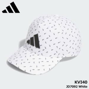【2025モデル】アディダス KVI40 総柄 スナップバック クーリングキャップ JD7092 White ホワイト メンズ・ユニセックス adidas GOLF 20p