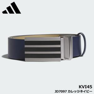 【2025モデル】アディダス KVI45 リバーシブル スリーストライプス ツアーベルト JD7097 カレッジネイビー ゴルフ adidas GOLF 20p