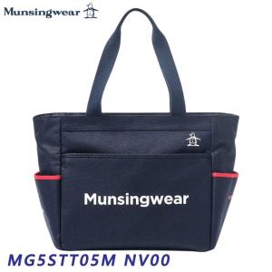 Munsingwear（マンシングウェア） MG5STT05M ブラック×ブルー トート