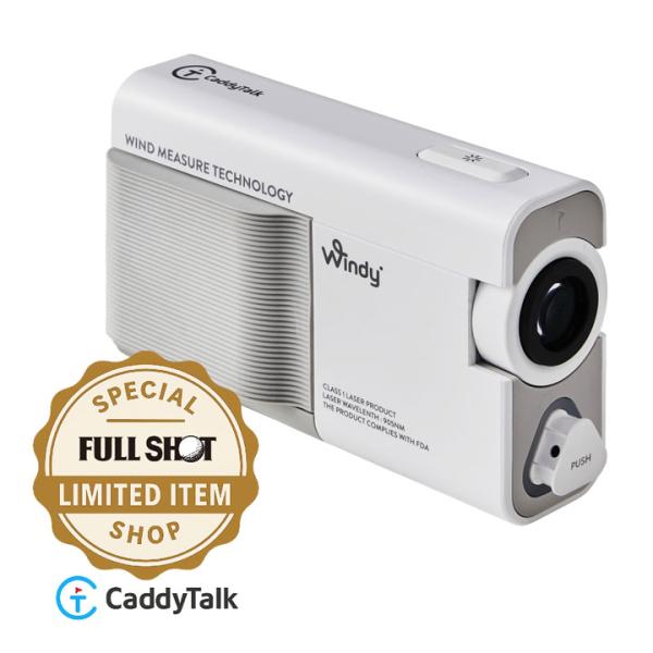 【正規販売店】CaddyTalk Windy ホワイト  レーザー 距離計 ウィンディ ゴルフ距離測...