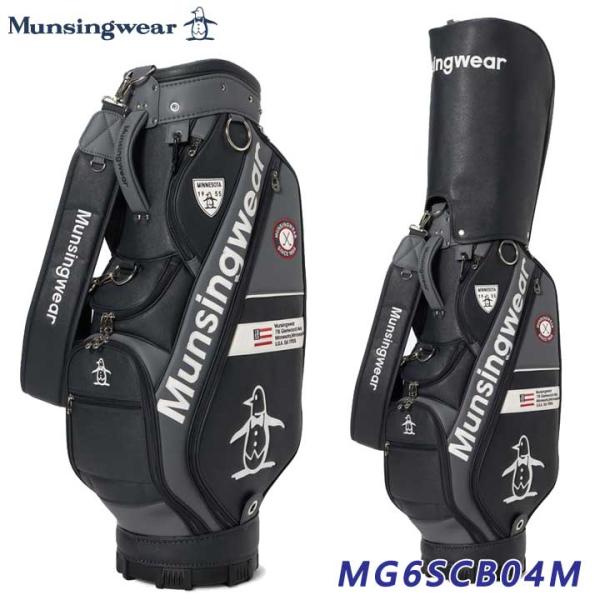 マンシングウェア MG6SCB04M キャディバッグ ネイビー NV00 9.5型 47インチ対応 ...